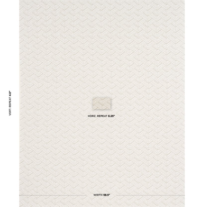 SCHUMACHER  PATTERSON FLYNN MINNA HEAVYWEIGHT LINEN PATTERN WOVENS PATTERN WOVENS IVORY   - 83330