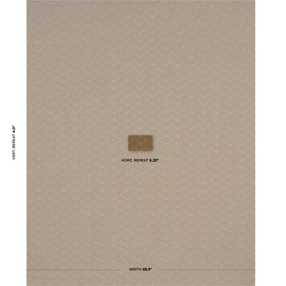 SCHUMACHER  PATTERSON FLYNN MINNA HEAVYWEIGHT LINEN PATTERN WOVENS PATTERN WOVENS BRONZE   - 83331