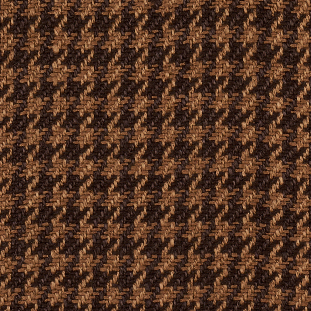 SCHUMACHER  PATTERSON FLYNN LOTTI LINEN HOUNDSTOOTH PATTERN WOVENS PATTERN WOVENS BROWN   - 83341