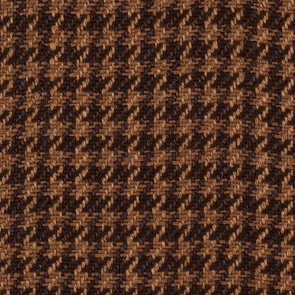 SCHUMACHER  PATTERSON FLYNN LOTTI LINEN HOUNDSTOOTH PATTERN WOVENS PATTERN WOVENS BROWN   - 83341
