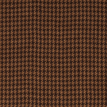 SCHUMACHER  PATTERSON FLYNN LOTTI LINEN HOUNDSTOOTH PATTERN WOVENS PATTERN WOVENS BROWN   - 83341