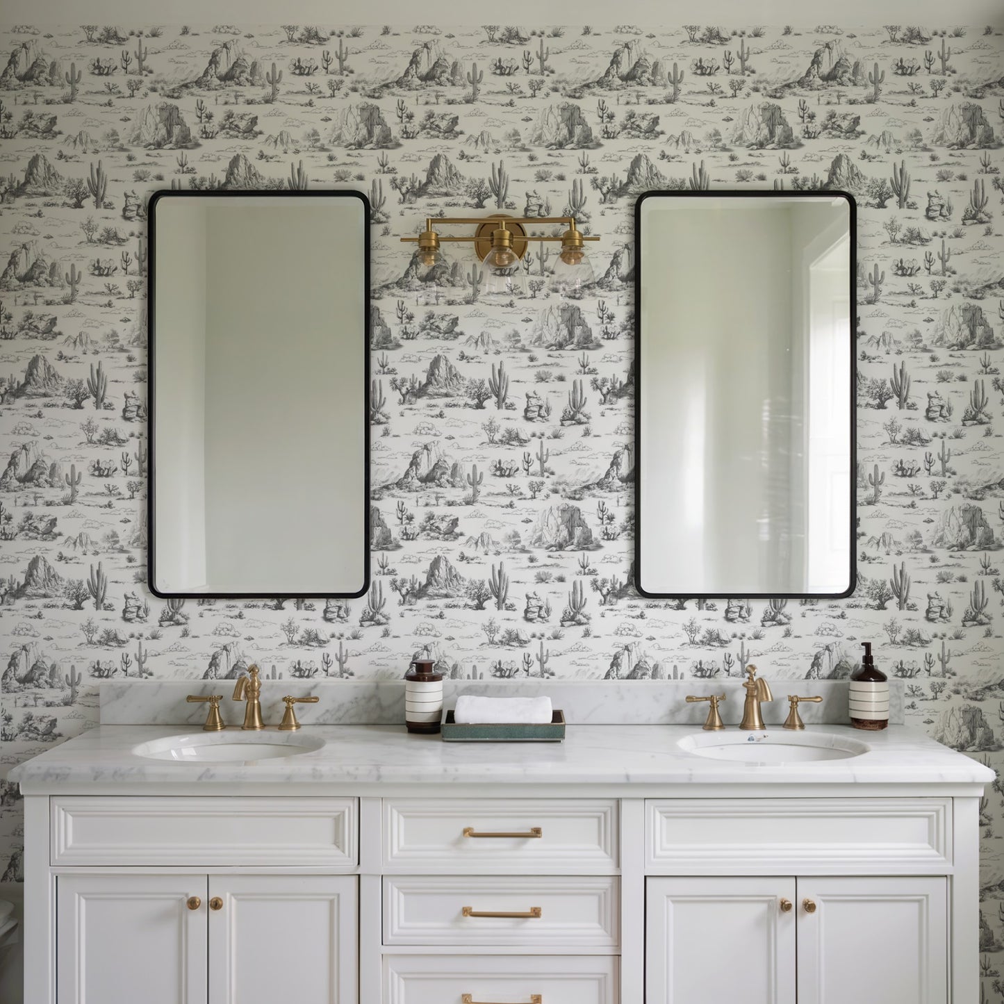 Veer Decor Area 51 Novelty Toile Gray Peel and Stick Wallpaper Landscape, Novelty, Patterns Transitional, Traditional, Novelty Gray  Wallpaper - 8335-AA3