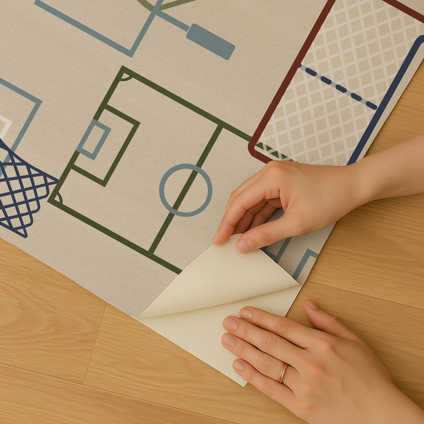 Veer Decor Sports Play Zone Multi Peel and Stick Wallpaper Children, Hobby, Sports Kids, Novelty Multi  Wallpaper - 8335-AG3