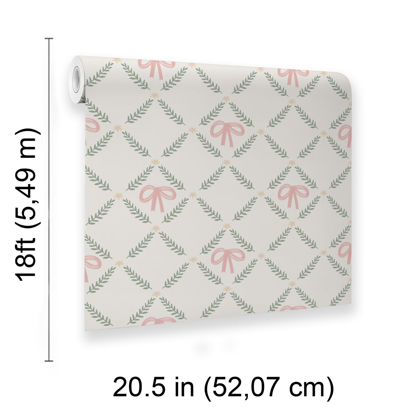 Veer Decor Heirloom Bow Trellis Multi Peel and Stick Wallpaper Children, Patterns Kids, Novelty Multi  Wallpaper - 8335-AH1