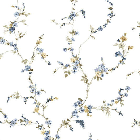 GALERIE WALLCOVERINGS Blooming Garden    Blue   - 8336