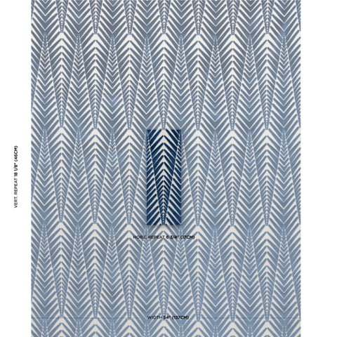 SCHUMACHER  NEISHA CROSLAND ZEBRA VELVET   Silver Blue   - 83400