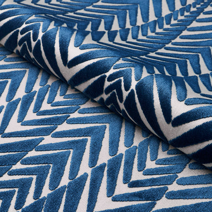 SCHUMACHER  NEISHA CROSLAND ZEBRA VELVET   Silver Blue   - 83400