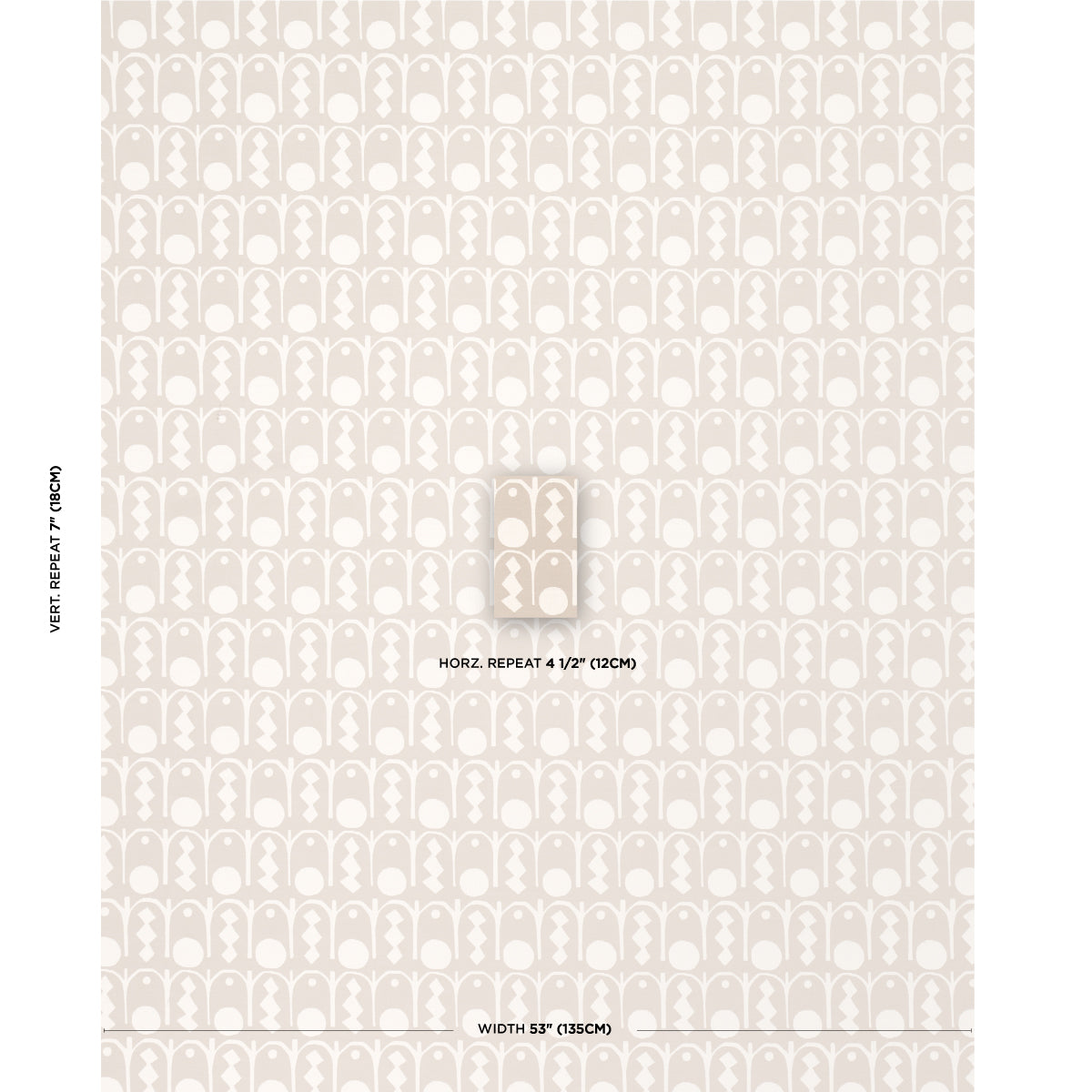 SCHUMACHER  DRUSUS TABOR DOWNTOWN PATTERN WOVENS PATTERN WOVENS NATURAL   - 83410