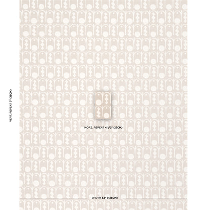 SCHUMACHER  DRUSUS TABOR DOWNTOWN PATTERN WOVENS PATTERN WOVENS NATURAL   - 83410