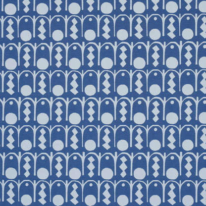 SCHUMACHER  DRUSUS TABOR DOWNTOWN PATTERN WOVENS PATTERN WOVENS BLUES   - 83411