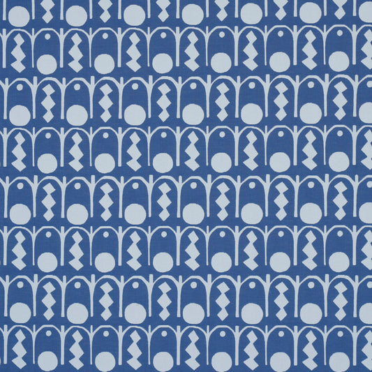 SCHUMACHER  DRUSUS TABOR DOWNTOWN PATTERN WOVENS PATTERN WOVENS BLUES   - 83411