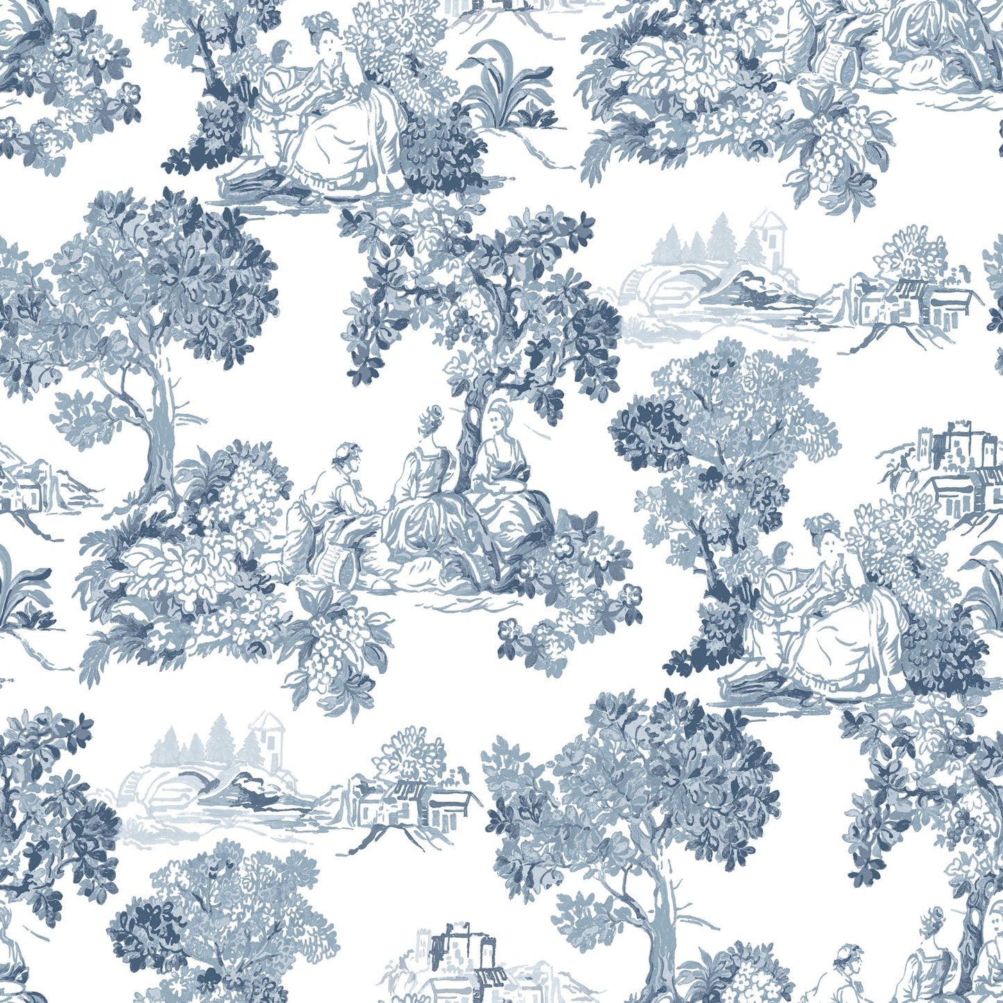 GALERIE WALLCOVERINGS Blooming Garden    Blue   - 8342
