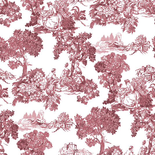 GALERIE WALLCOVERINGS Blooming Garden    Red   - 8343