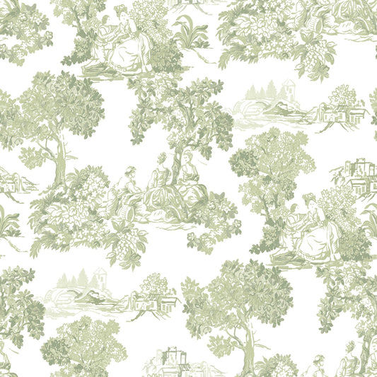 GALERIE WALLCOVERINGS Blooming Garden    Green   - 8344