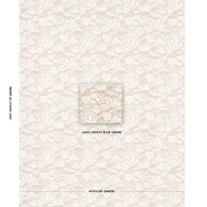 SCHUMACHER  EARTH AND SKY WILD FLOWER PATTERN WOVENS,TEXTURES PATTERN WOVENS,TEXTURES BARLEY   - 83450