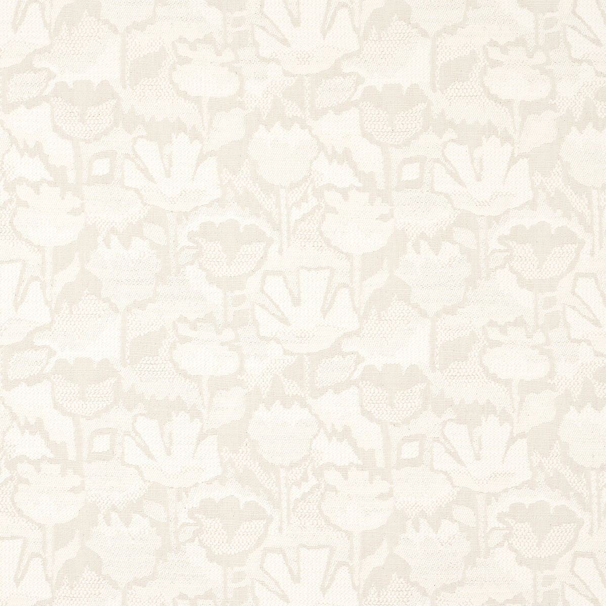 SCHUMACHER  EARTH AND SKY WILD FLOWER PATTERN WOVENS,TEXTURES PATTERN WOVENS,TEXTURES IVORY   - 83451
