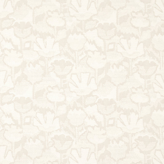 SCHUMACHER  EARTH AND SKY WILD FLOWER PATTERN WOVENS,TEXTURES PATTERN WOVENS,TEXTURES IVORY   - 83451