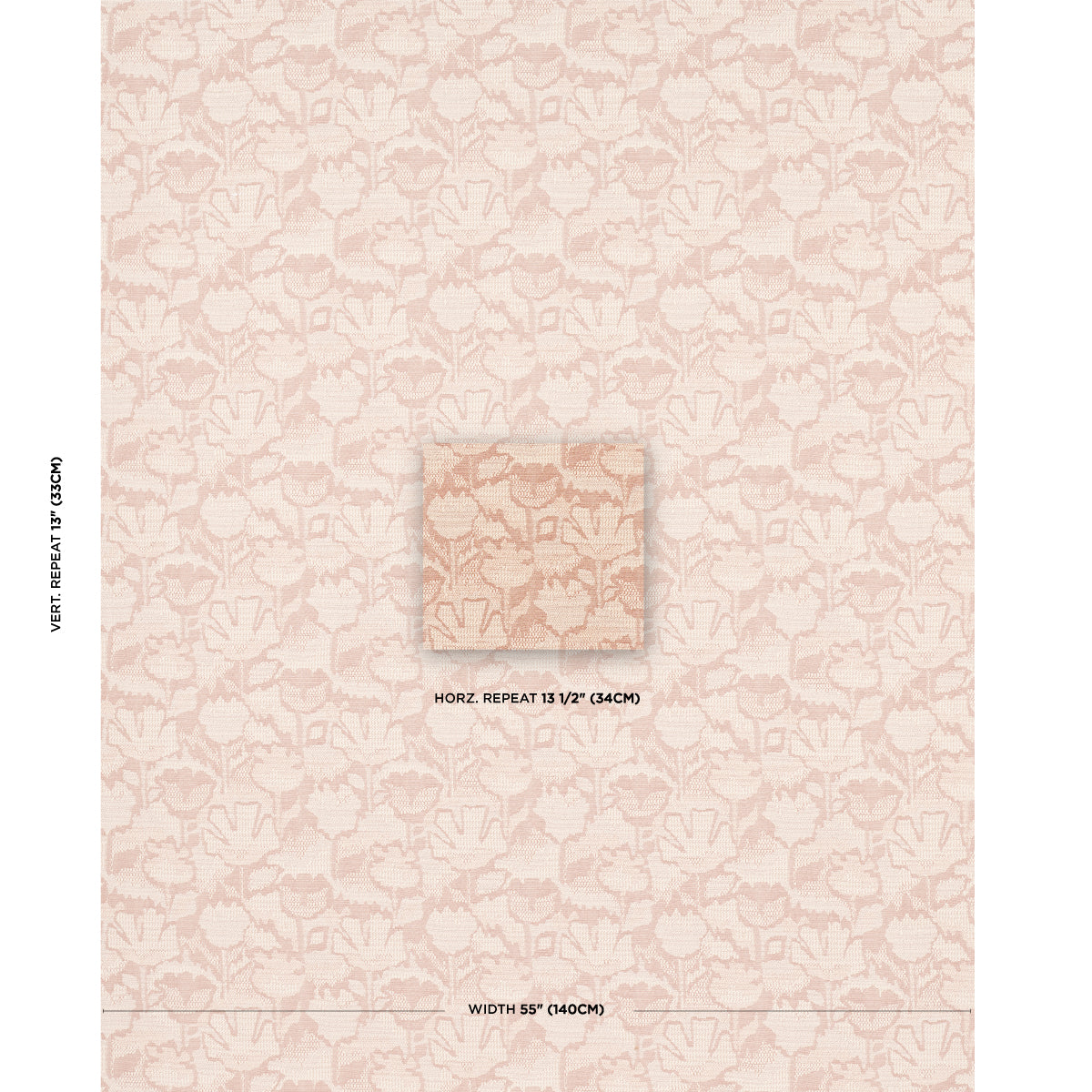 SCHUMACHER  EARTH AND SKY WILD FLOWER PATTERN WOVENS,TEXTURES PATTERN WOVENS,TEXTURES BRICK   - 83452