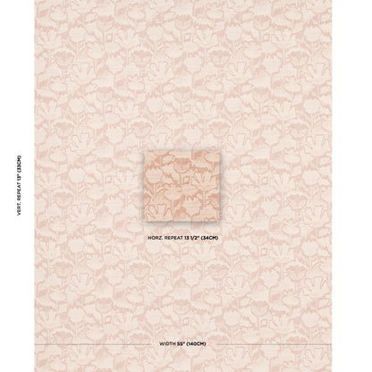 SCHUMACHER  EARTH AND SKY WILD FLOWER PATTERN WOVENS,TEXTURES PATTERN WOVENS,TEXTURES BRICK   - 83452