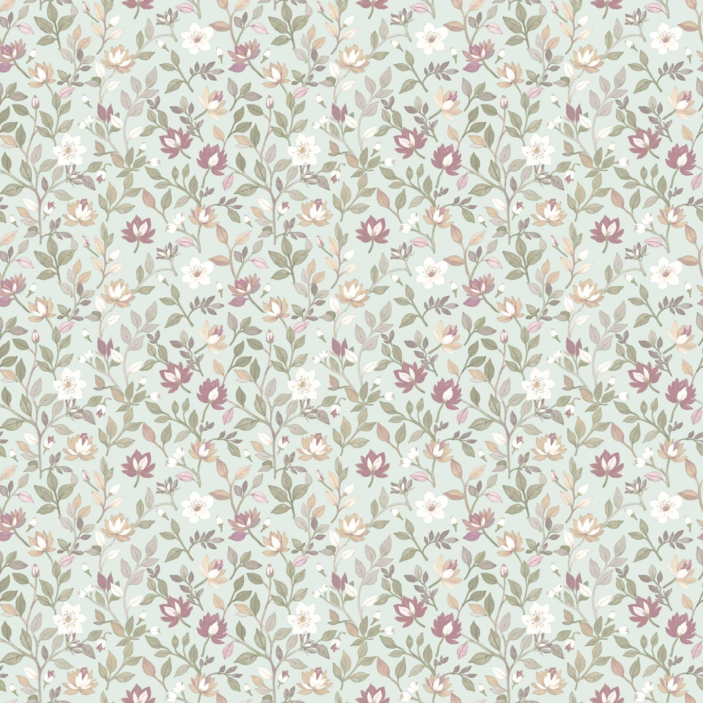 GALERIE WALLCOVERINGS Blooming Garden    Green   - 8352