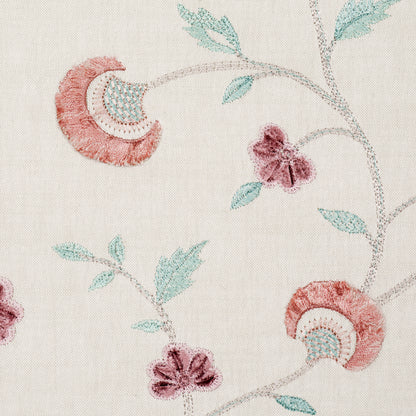 SCHUMACHER  LE MAX IYLA EMBROIDERY WOVEN WOVEN ROSE , NATURAL   - 83660