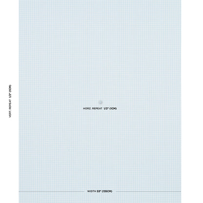 Light blue grid-pattern swatch with subtle square texture, suitable for fabric or wallpaper.