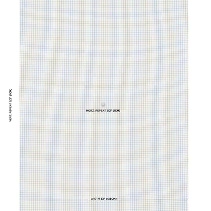 White graph-paper pattern with fine blue grid lines; subtle geometric design for wallpaper or textiles.