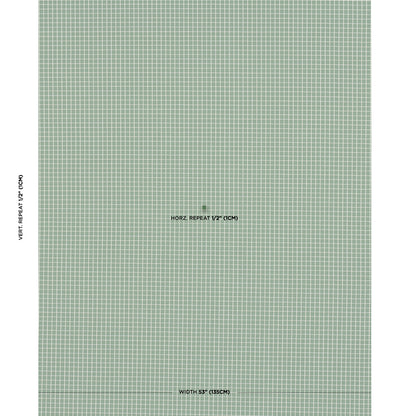 SCHUMACHER FABRIC  MARK D. SIKES GEORGIE REVERSIBLE CHECK   EMERALD   - 83693