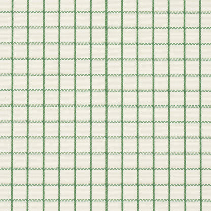 SCHUMACHER FABRIC  MARK D. SIKES GEORGIE REVERSIBLE CHECK   EMERALD   - 83693