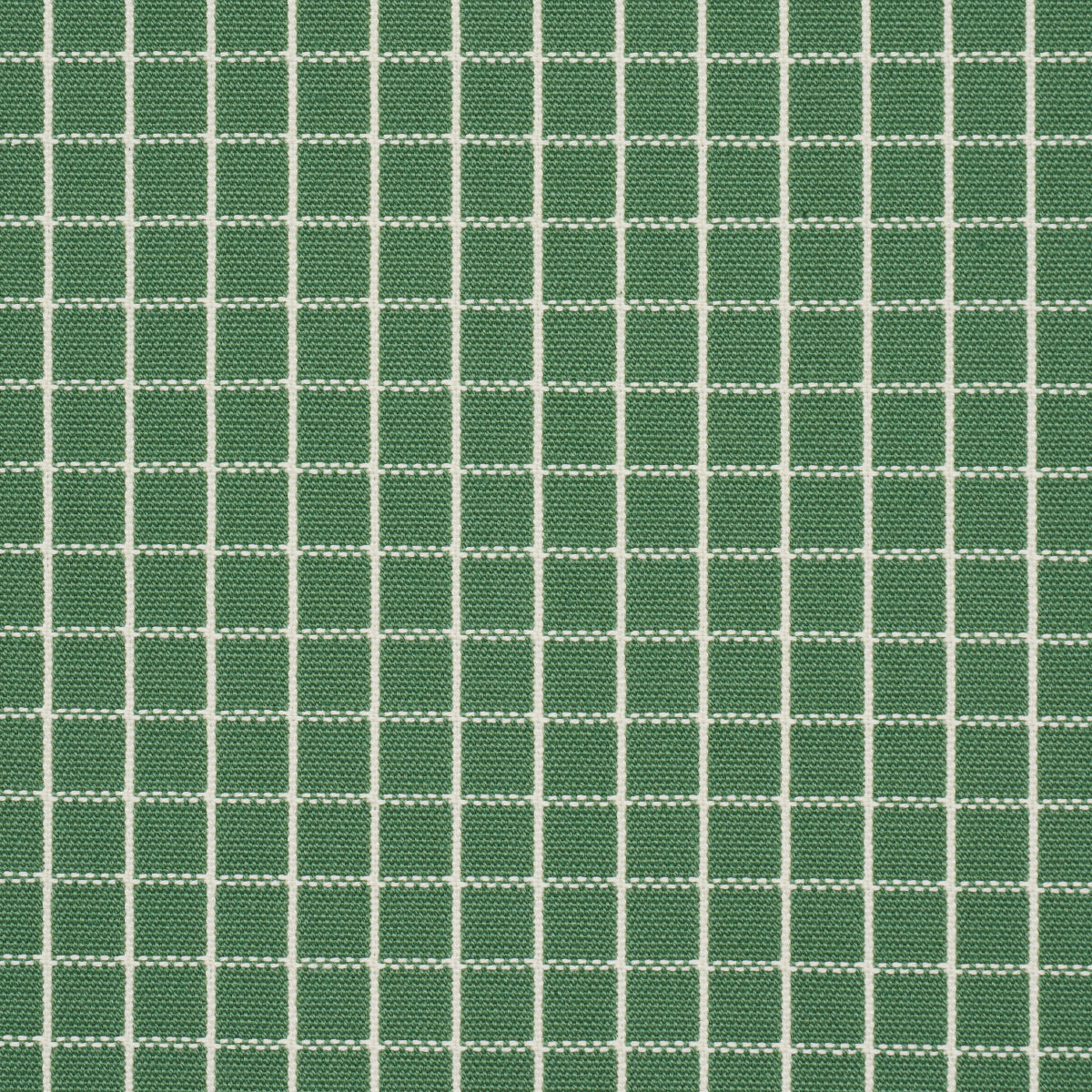 SCHUMACHER FABRIC  MARK D. SIKES GEORGIE REVERSIBLE CHECK   EMERALD   - 83693