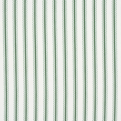 SCHUMACHER  MARK D. SIKES BIRDIE TICKING STRIPE WOVEN WOVEN LEAF GREEN   - 83700