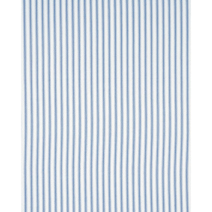 SCHUMACHER FABRIC  MARK D. SIKES BIRDIE TICKING STRIPE   INDIGO   - 83702