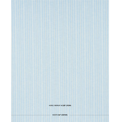 SCHUMACHER  MARK D. SIKES LUCY STRIPE WOVEN WOVEN LIGHT BLUE   - 83710