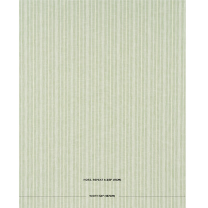 SCHUMACHER  MARK D. SIKES LUCY STRIPE WOVEN WOVEN LEAF GREEN   - 83714