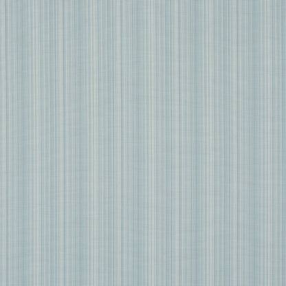 Light blue and white vertical pinstripe fabric with a subtle woven texture.
