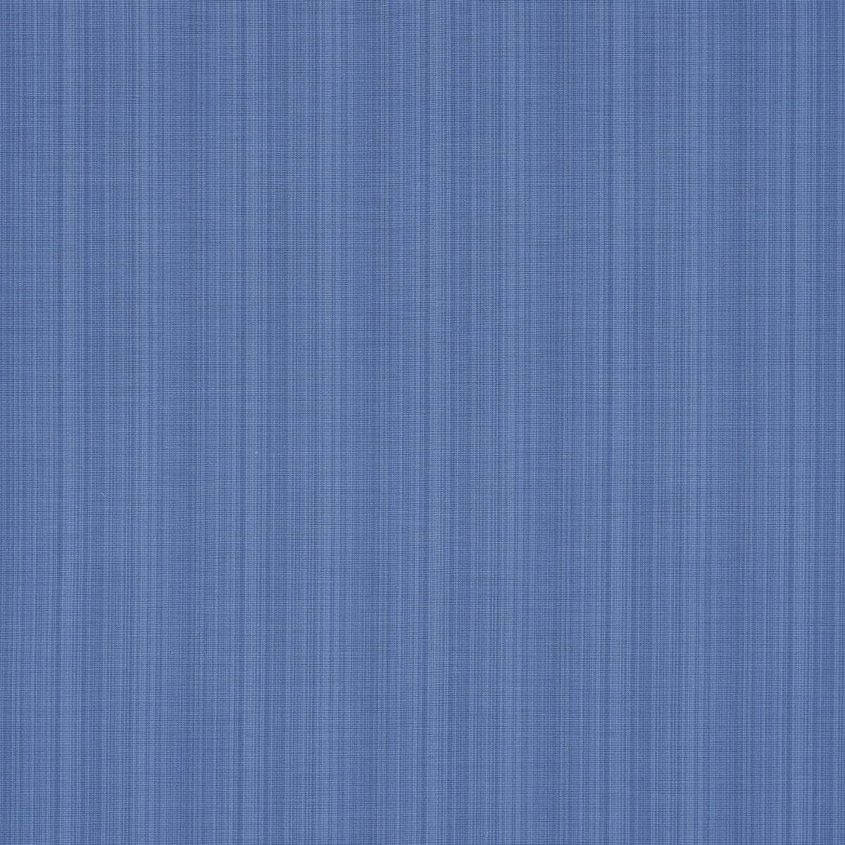 Blue woven fabric texture with subtle vertical stripes, denim-like cotton feel and soft matte finish.
