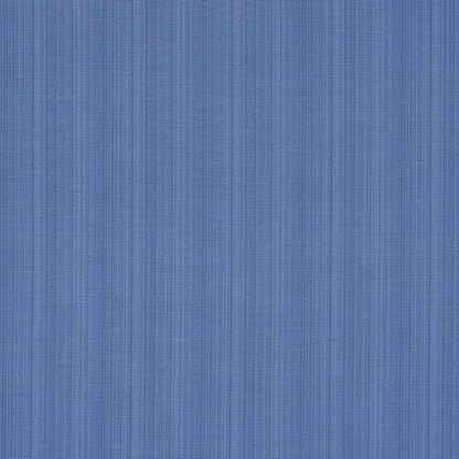 Blue woven fabric texture with subtle vertical stripes, denim-like cotton feel and soft matte finish.