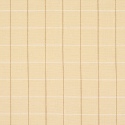 SCHUMACHER FABRIC  MARK D. SIKES FRANNIE WINDOWPANE   CAMEL   - 83780