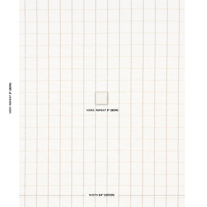 SCHUMACHER  MARK D. SIKES FRANNIE WINDOWPANE WOVEN WOVEN NEUTRAL   - 83781