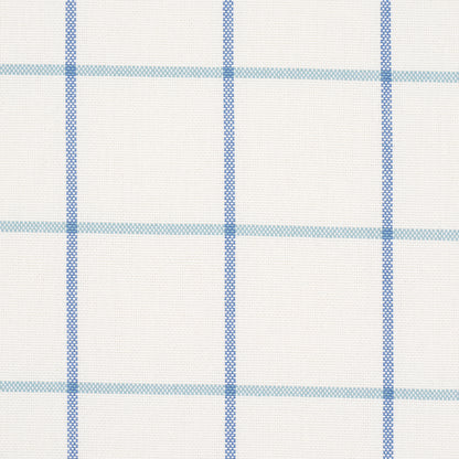 SCHUMACHER  MARK D. SIKES FRANNIE WINDOWPANE WOVEN WOVEN COBALT   - 83784