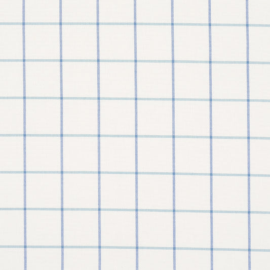 SCHUMACHER  MARK D. SIKES FRANNIE WINDOWPANE WOVEN WOVEN COBALT   - 83784