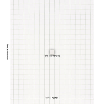 SCHUMACHER  MARK D. SIKES FRANNIE WINDOWPANE WOVEN WOVEN LEAF GREEN   - 83786