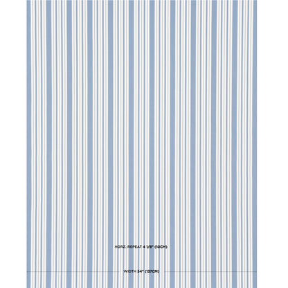 SCHUMACHER  MARK D. SIKES MARKIE STRIPE WOVEN WOVEN COBALT   - 83800