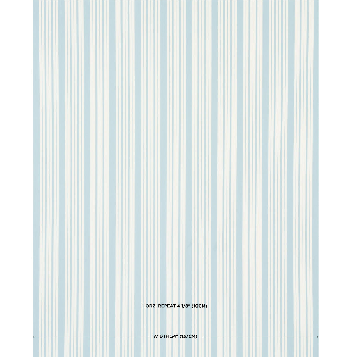 SCHUMACHER  MARK D. SIKES MARKIE STRIPE WOVEN WOVEN CHINA BLUE   - 83802