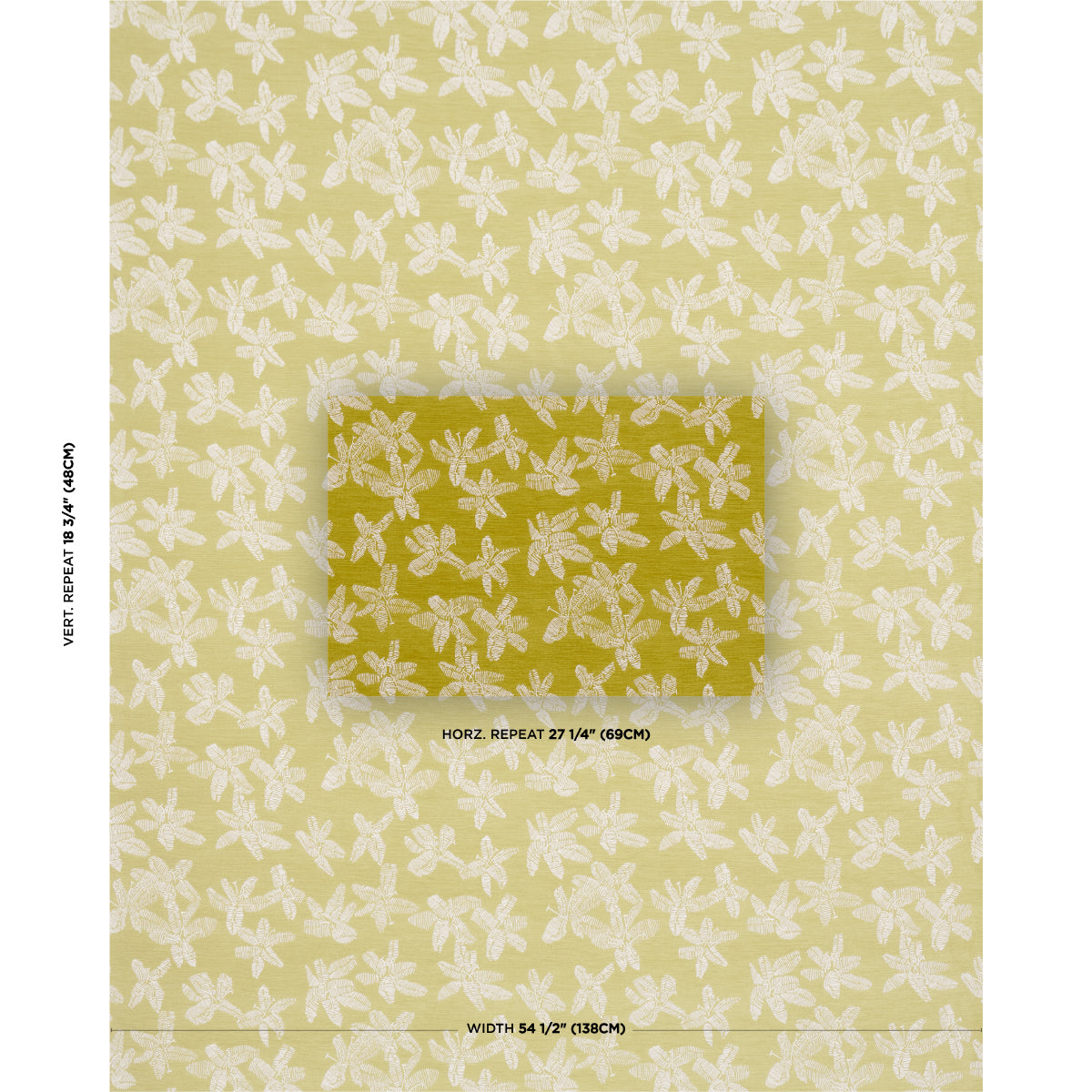 SCHUMACHER  ATELIER PARIS HIBISCUS   Citron Vert   - 83814