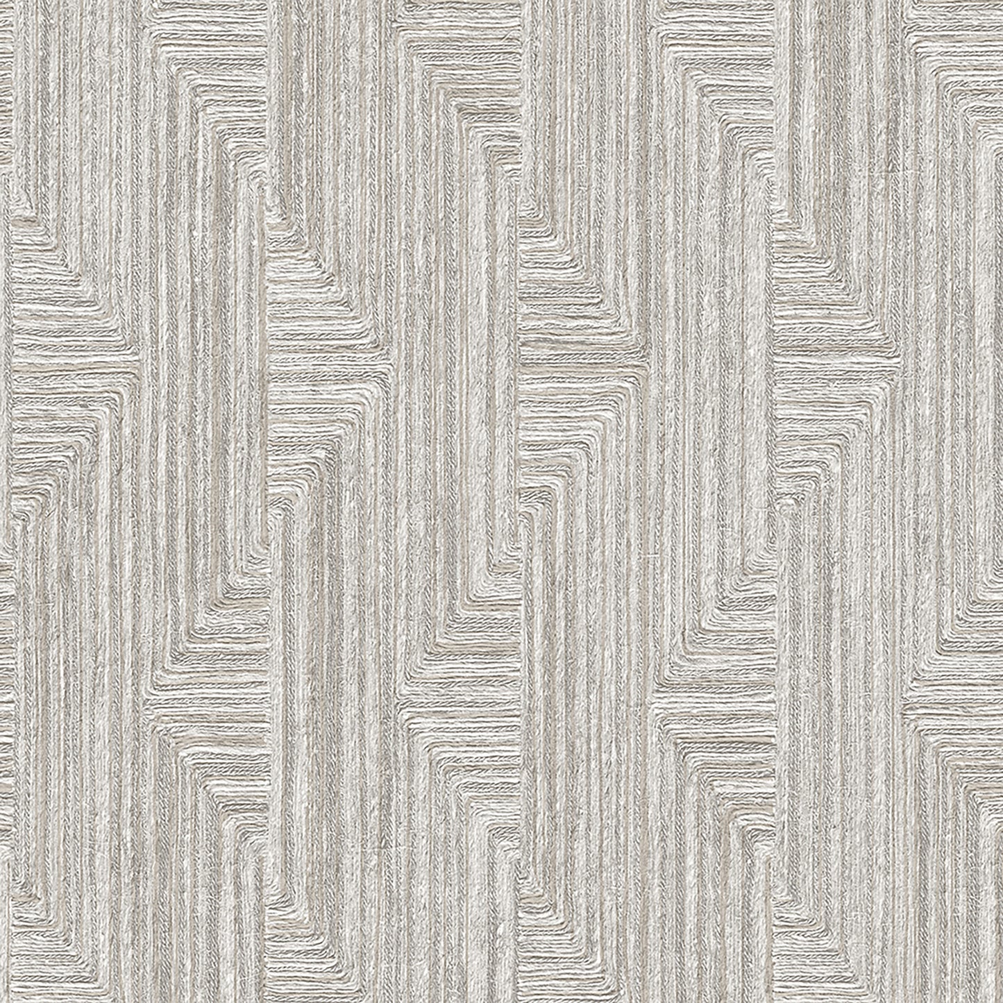 VEER DECOR Threadline Geo Stitch Gray Wallpaper Geometrics Contemporary, Transitional Grey  Wallpaper - 8384-AA3