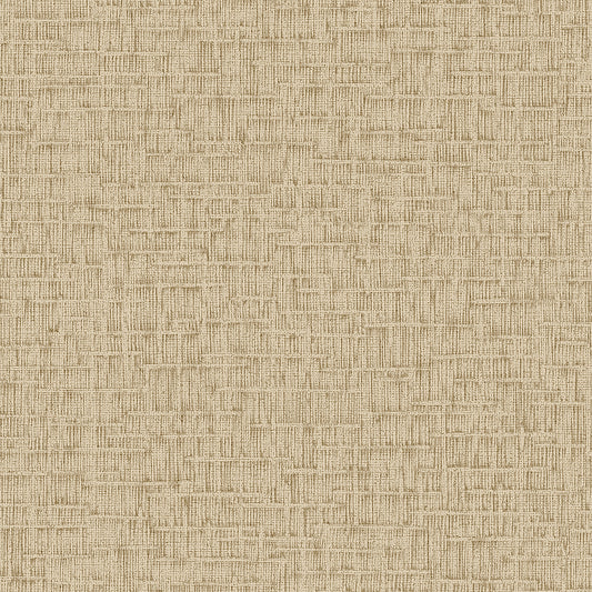VEER DECOR Crosshatch Weave Gold Wallpaper Texture Contemporary, Transitional, Traditional Gold  Wallpaper - 8384-AB4