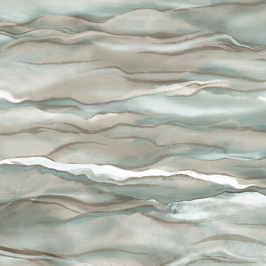 VEER DECOR Desert Sands Green Wallpaper Texture Transitional, Contemporary, Traditional Silver  Wallpaper - 8384-AD4