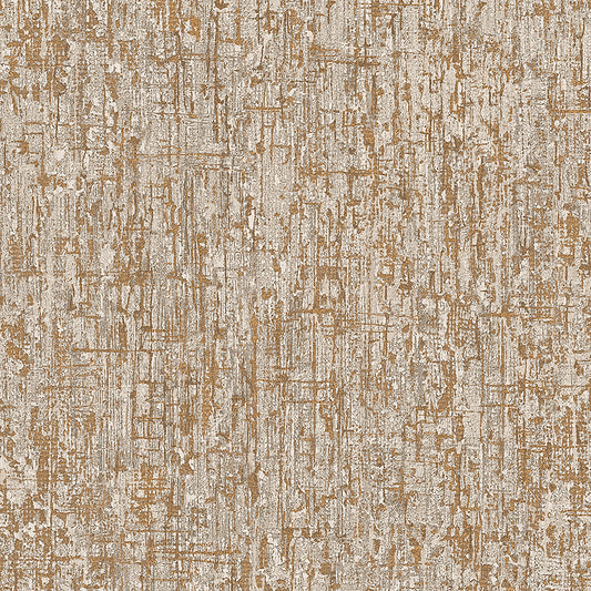 VEER DECOR Santa Fe Concrete Lux Brown Wallpaper Texture Transitional, Contemporary, Traditional Brown  Wallpaper - 8384-AG6