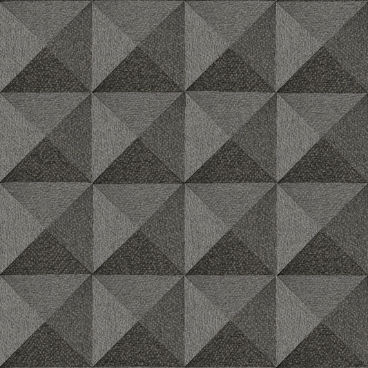 VEER DECOR Woven Prism Black Wallpaper Geometrics Contemporary, Transitional Black  Wallpaper - 8384-AJ4